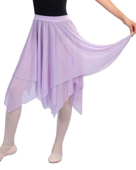 DOUBLE LAYER CHIFFON SKIRT