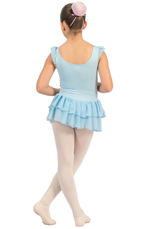 Microfiber Flutter Sleeve Leotard