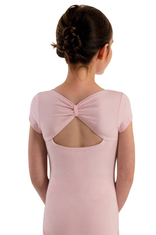 Girls Organic Cotton Cap Sleeve Leotard