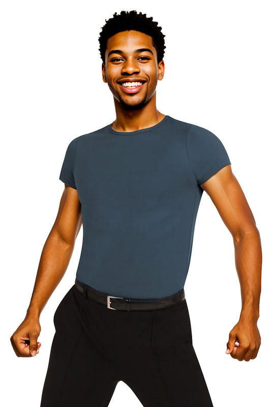Boys & Men Dancewear Short Sleeve Snug Fit Pullover
