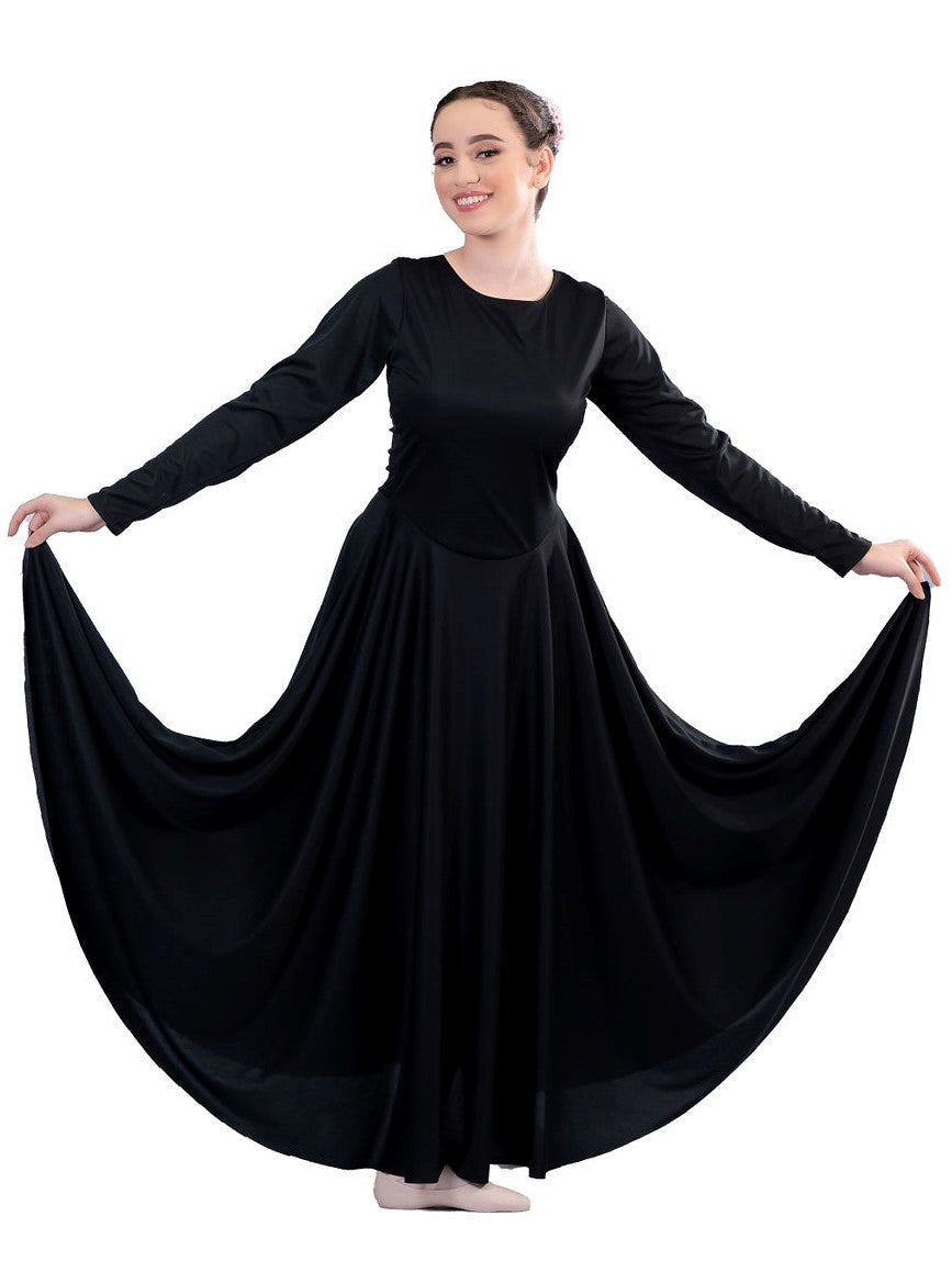LONG SLEEVE LOOSE FIT DANCE DRESS Pozewear LONG SLEEVE LOOSE FIT DANCE DRESS Pozewear