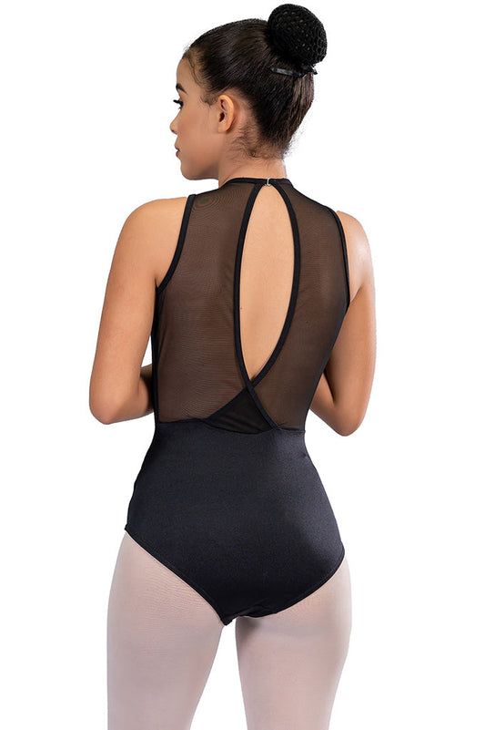 POWER MESH SLIT BACK LEOTARD
