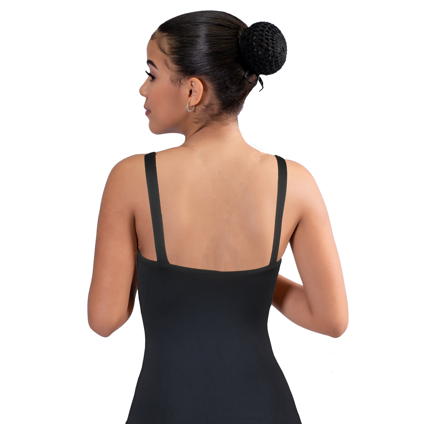 Adult Wide Strap Camisole Leotard With Pinched Front