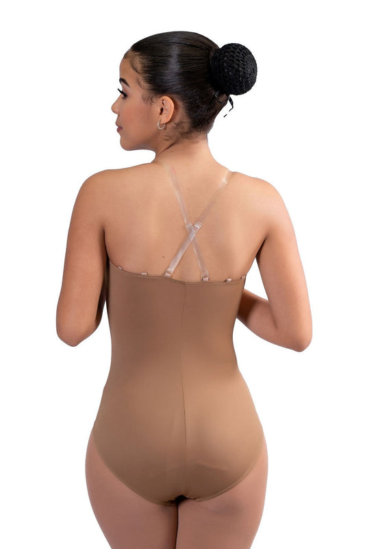 SEE-THROUGH STRAP LEOTARD