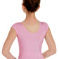 SHORT SLEEVE BALLET CUT LEOTARD