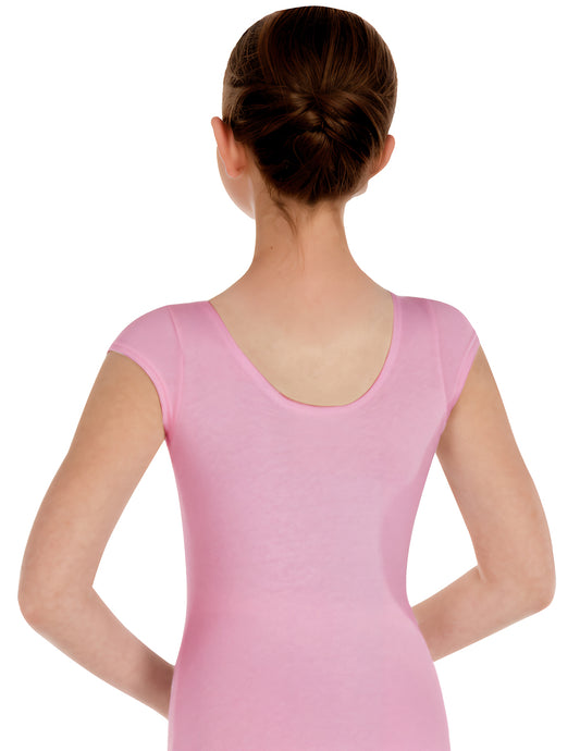 SHORT SLEEVE BALLET CUT LEOTARD