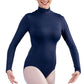 MOCK TURTLENECK ZIPPER BACK LEOTARD