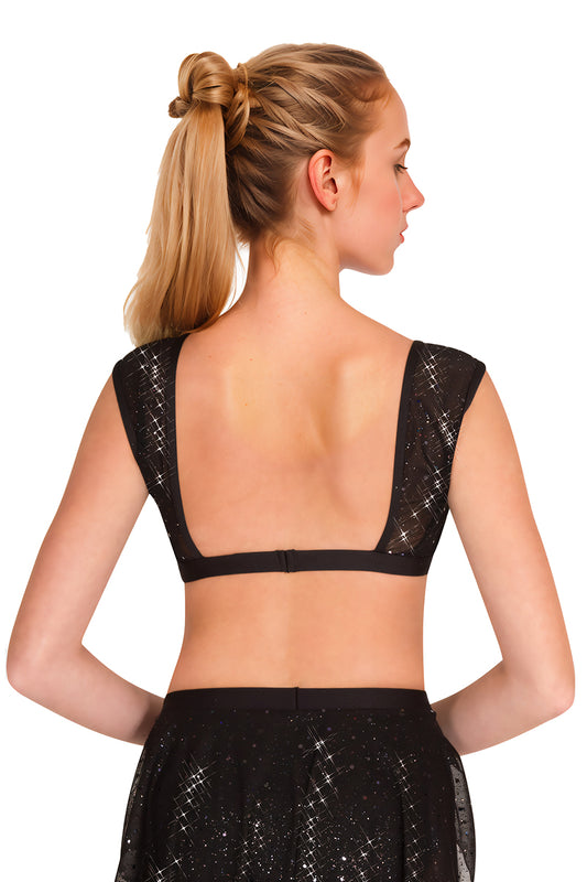 SPARKLE OPEN BACK BRA TOP