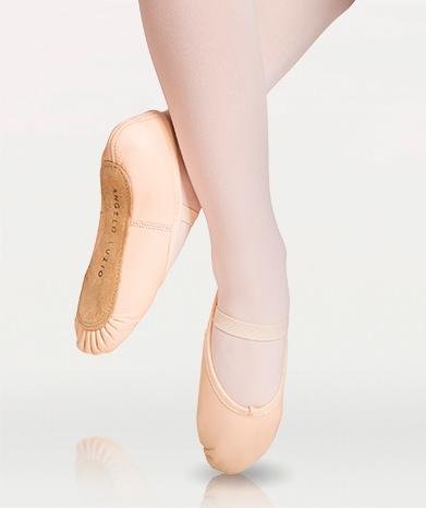 Full Sole Leather Pleated Ballet Slipper STYLE: 201A/201C