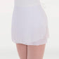 SHORT TAPERED CHIFFON SKIRT