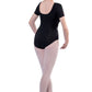 SHORT SLEEVE BALLET CUT LEOTARD