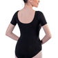 SHORT SLEEVE BALLET CUT LEOTARD