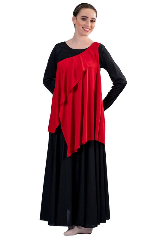 ASYMMETRICAL UNEVEN HEM TUNIC