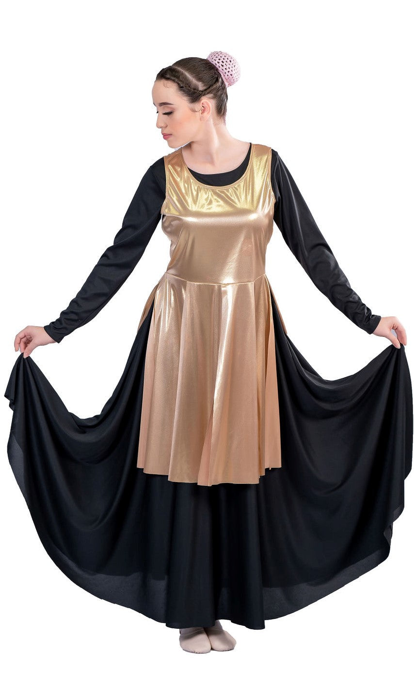 METALLIC PANEL TUNIC