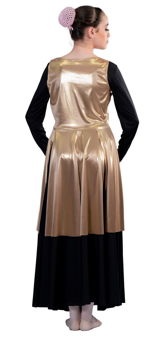 METALLIC PANEL TUNIC