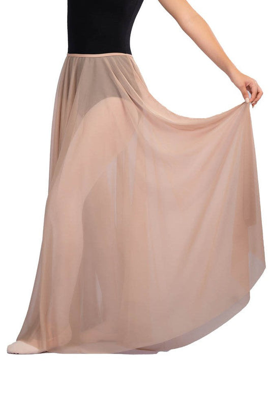 LONG FULL CHIFFON SKIRT