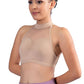 SWEETHEART MOCK NECK OPEN BACK BRA TOP