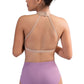 SWEETHEART MOCK NECK OPEN BACK BRA TOP