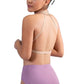 SWEETHEART MOCK NECK OPEN BACK BRA TOP