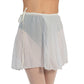 SHORT TAPERED CHIFFON SKIRT