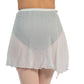SHORT TAPERED CHIFFON SKIRT