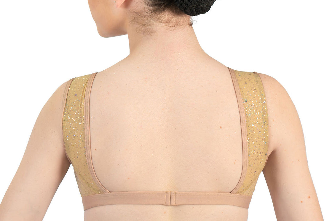 SPARKLE OPEN BACK BRA TOP