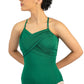 CROSS-OVER FRONT CAMISOLE LEOTARD