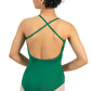 CROSS-OVER FRONT CAMISOLE LEOTARD