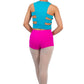 NOVELTY RACERBACK MIDRIFF TOP
