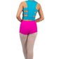 NOVELTY RACERBACK MIDRIFF TOP
