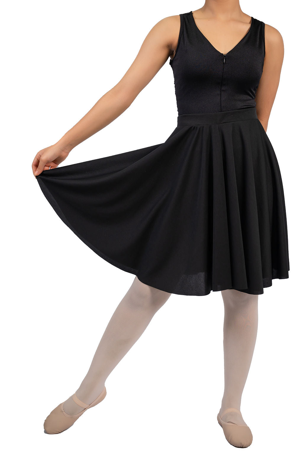 ABOVE THE KNEE CIRCLE SKIRT