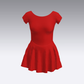 SHORT SLEEVE SKIRT LEOTARD