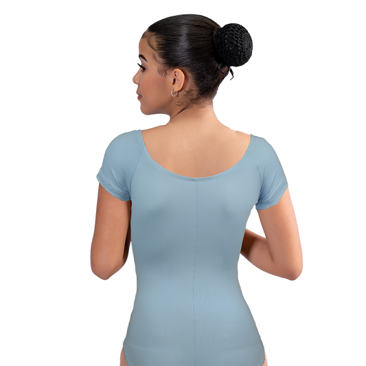 Pinch Front Cap Sleeve Leotard